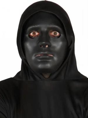 Ghoulish Productions Verkleidungsmaske Schwarzer Pantomime, Auch als Totenmaske zu empfehlen!