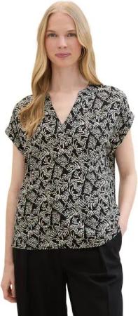TOM TAILOR Schlupfbluse mit V-Ausschnitt