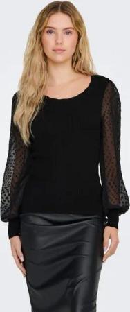 ONLY Rundhalspullover ONLJULIE LIFE LS MIX O-NECK CC KNT