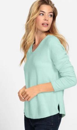 Olsen V-Ausschnitt-Pullover mit V-Ausschnitt
