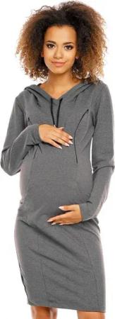 PeeKaBoo Stillkleid Umstandskleid Stillkleid Langarm Neu Umstandsmode Stillmode mit Kapuze