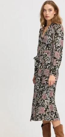 Atelier Rêve Blusenkleid IRROSIE DR5 (mit Bindegürtel) modisches Kleid