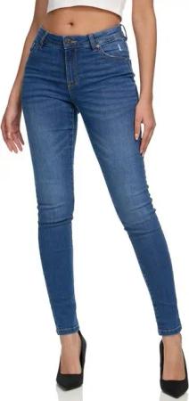 REPUBLIX Stretch-Jeans GEENA Damen Mid Waist Stretch Denim Jeans Basic