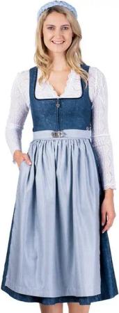 MarJo Dirndl Midi Dirndl 2tlg. - EDLING - nachtblau