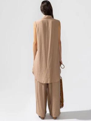 Rivus Frackhemd Hemdbluse damen - Sommerliche Damen Bluse, Festliche Longbluse Tunika