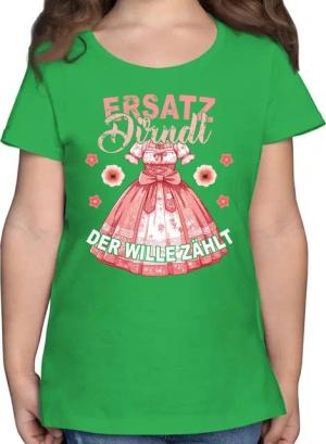 Shirtracer T-Shirt Ersatz Dirndl - Der Wille Zählt Mode für Oktoberfest Kinder Outfit