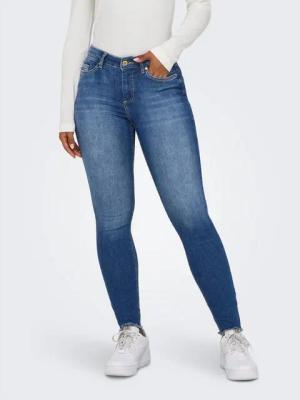 ONLY Bequeme Jeans ONLBLUSH MID SK ANK RW DNM REA1319 NOOS