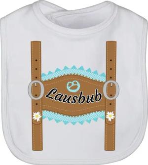 Shirtracer Lätzchen Lausbub Lederhose, Mode für Oktoberfest Baby Outfit