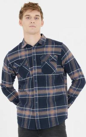 WHISTLER Flanellhemd Jamba M Flannel Shirt Dark Denim