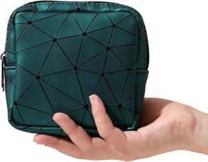 Montegoni Aufbewahrungstasche Damenbinde Aufbewahrungstasche Tampon Periode Tasche Veranstalter (1 X Damenbinde Aufbewahrungstasche, Mini Make-up Geldbörse Halter), Mini Make-up Geldbörse Halter, Slipeinlagen,für Mädchen Reisen