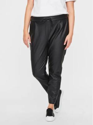 Vero Moda Curve Hose aus Kunstleder 10225775 Schwarz Regular Fit