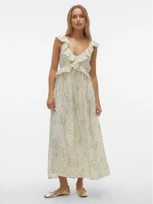 Vero Moda Sommerkleid Josie 10303761 Écru Regular Fit