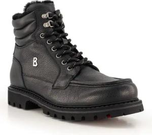 BOGNER Herren Schnürboots schwarz Glattleder