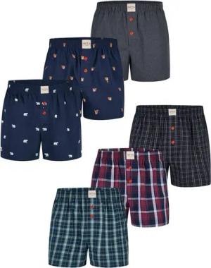 Phil & Co. Boxer Classic Sets (6-St) american boxershort unterhose unterwäsche boxershort