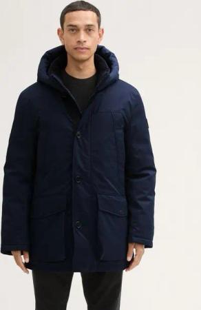 TOM TAILOR Winterjacke Arctic Parka mit abnehmbarer Kapuze mit Innentasche