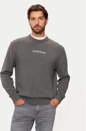 Guess Jeans Pullover M4BR31 Z3HM1 Grau Regular Fit