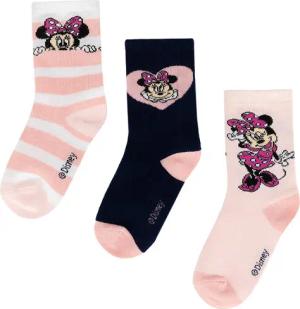Mickey&Friends 3er-Set hohe Kindersocken ACCCS-AW24-341DCLS (3-PACK) Rosa