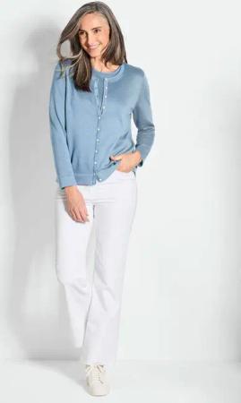 Strickset - hellblau - Gr. 48 von Goldner Fashion