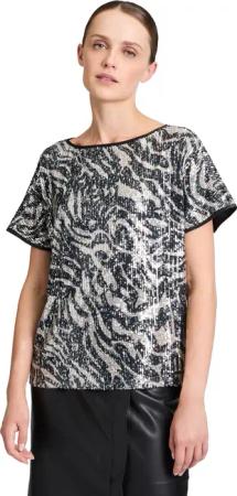 Betty&Co Schlupfbluse "Betty & Co Schlupfbluse mit Pailletten"