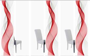 HOME WOHNIDEEN Schiebegardine "OPALIA 6ER SET", (6 St.), HxB: 245x60