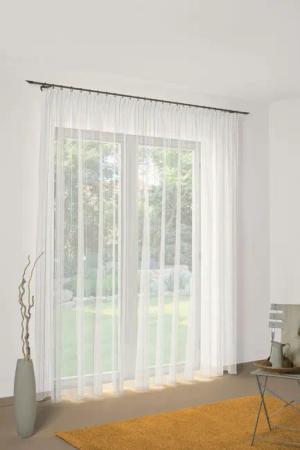 Wirth Gardine "7227", (1 St.), Store - Faltenband 1:3