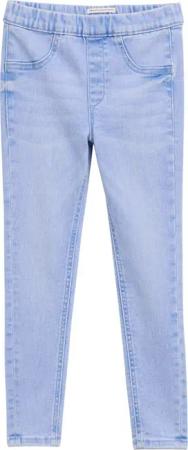 TOM TAILOR Mädchen Jeggings mit Gummibund, blau, Uni, Gr. 128