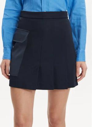 MAX&Co. Minirock Jago Dunkelblau Regular Fit