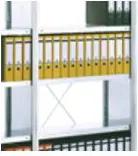Regalwerk BERT-Stahl-Fachboden inklusive 4 Fachbodenträger RAL 7035