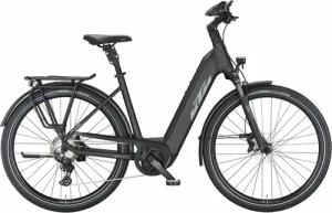 KTM MACINA STYLE 730 (750 Wh), 10 Gang Kettenschaltung, Damenfahrrad, Deep, Modell 2024, 28 Zoll 51 cm black matt (grey+orange)