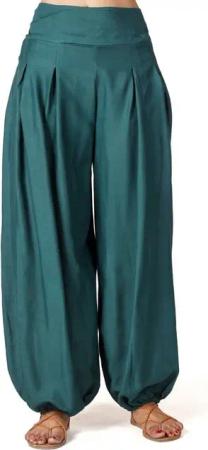 Guru-Shop Relaxhose Boho Pluderhose, Muckhose, Haremshose -.. Ethno Style, alternative Bekleidung