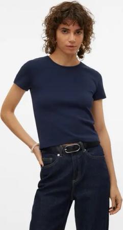 Vero Moda Rundhalsshirt VMCHLOE SS SHORT TOP JRS NOOS