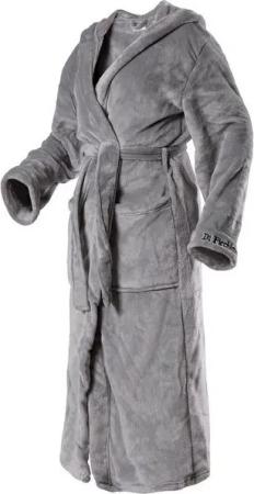 Di Ficchiano Bademantel Di Ficchiano Unisex Herren Damen Bademantel mit Kapuze I Größen XXS -, Polyester, Kapuze, Bindegürtel
