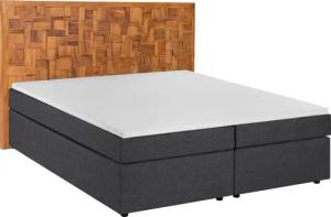 SIT Boxspringbett, Mit Holz-Mosaik-Kopfteil