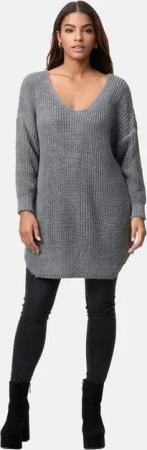 Elara Strickpullover Elara Damen Strickpullover Runderkragen (1-tlg)