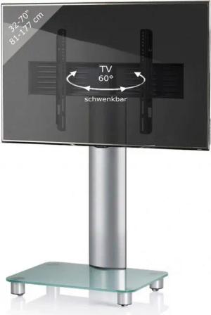 VCM TV-Standfuß TV-Standfuß silber
