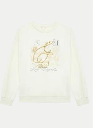 Guess Sweatshirt J4BQ05 KAV34 Écru Regular Fit