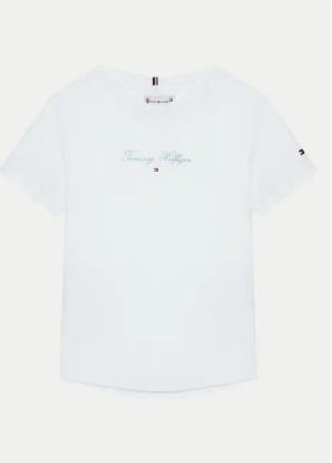 Tommy Hilfiger T-Shirt KG0KG08298 M Weiß Regular Fit