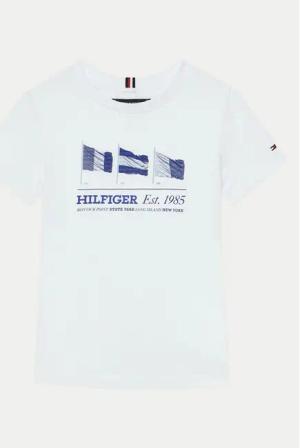 Tommy Hilfiger T-Shirt KB0KB09350 S Weiß Regular Fit