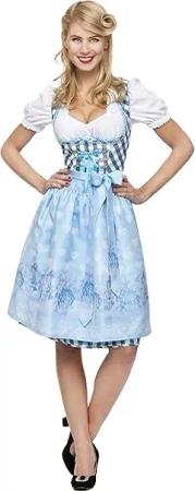 Midi Dirndl Sunny azur