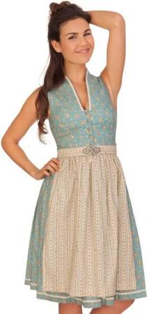 Gwandlalm Dirndl Retro Dirndl 2tlg. - LAUTERTAL - aqua
