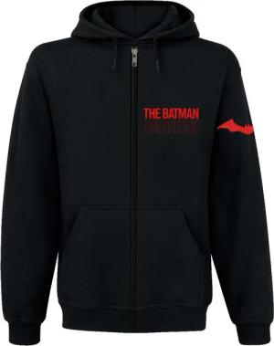 Batman Red Batman Herren Kapuzenjacke schwarz