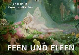 Anaconda Verlag Grußkarten Postkarten-Set Feen und Elfen
