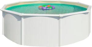 KWAD Rundpool "Green line Evolution", (Komplett-Set, 10 tlg.), 3,6x1,32 weiß Folie in blau, sand oder grau erhältlich