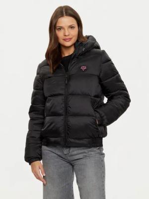 Guess Daunenjacke W4PL3M WH0J0 Schwarz Regular Fit