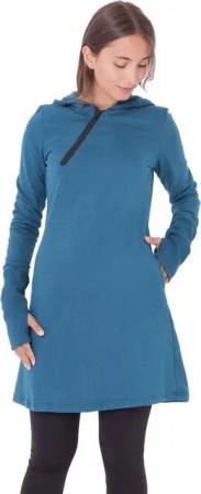 PUREWONDER Sweatkleid Kapuzenkleid dr17 mit Kapuze