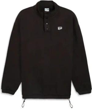 Puma Sweatshirt - DOWNTOWN HZ Polar Fleece - S bis L - für Männer - Größe L - schwarz