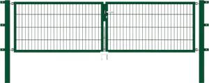 Alberts Zaundoppeltür "Flexo", 300 cm Breite (150cm + 150cm), in versch. Höhen