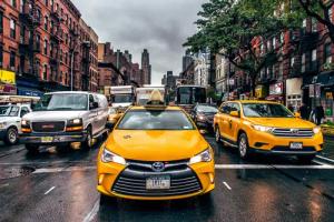 Papermoon Fototapete "New Yorker Taxis"