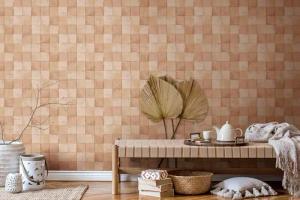 Marburg Fototapete "Tile", matt, moderne Tapete für Wohnzimmer Schlafzimmer Küche