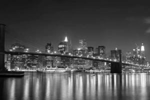 Papermoon Fototapete "New York Schwarz & Weiß"